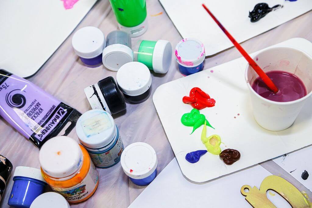 Fingerpainting supplies