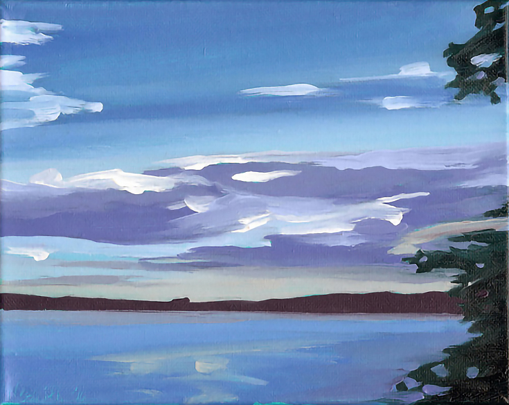 Quiet Evening at Lake Mineral Wells